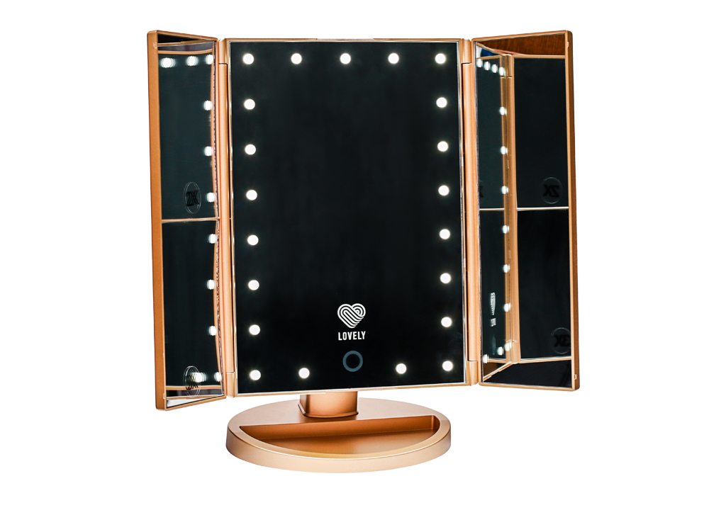 Зеркало "Honey" со светодиодным сенсорным экраном (складное)