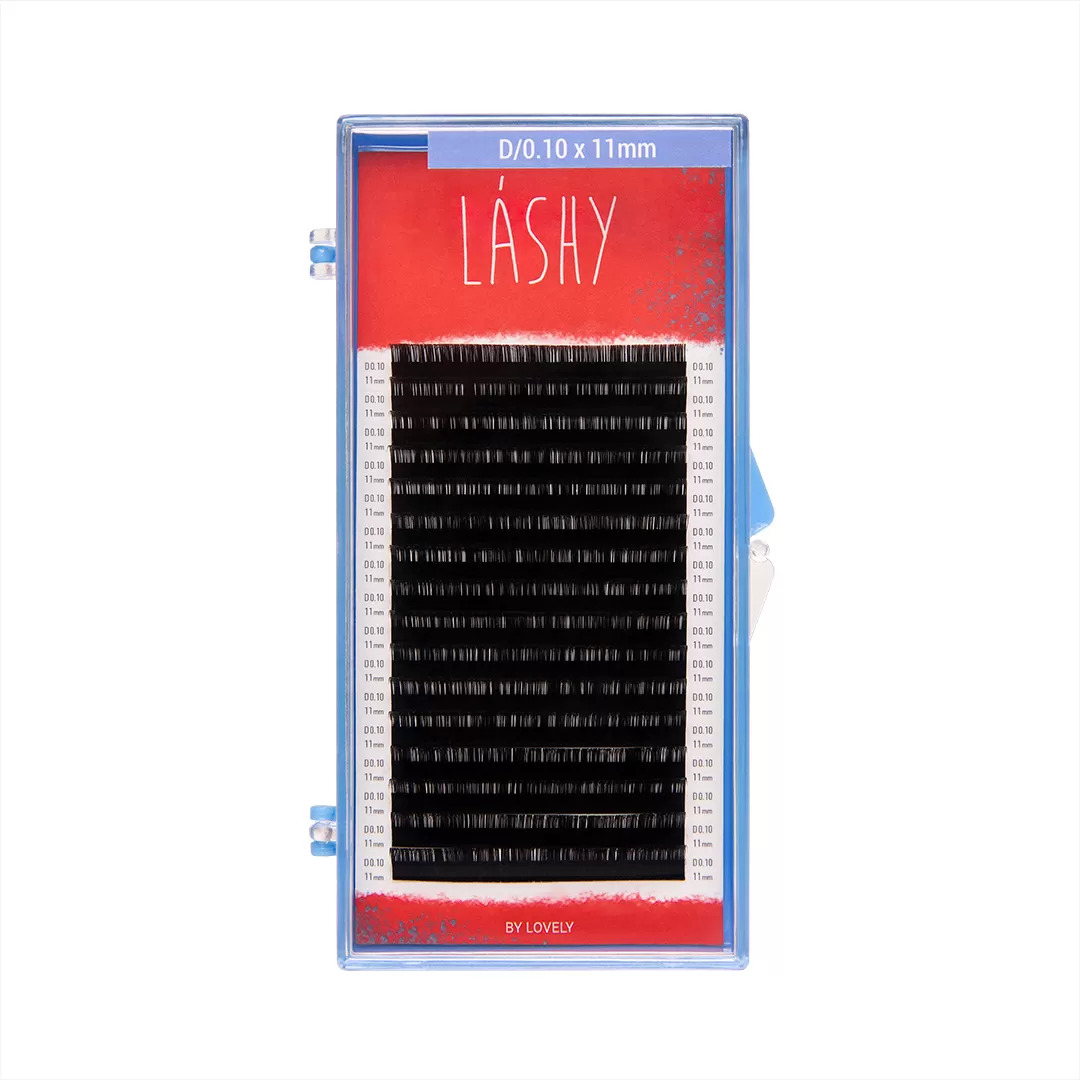 Ресницы чёрные LASHY - 16 линий